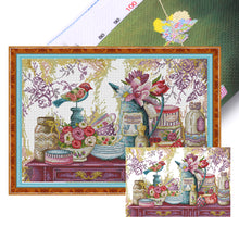 Load image into Gallery viewer, Joy Sunday - Wedding Supplies - 53*37CM 14CT 2 Stamped Cross Stitch
