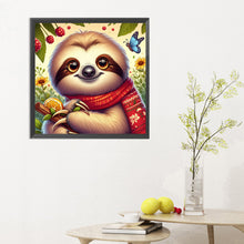 Load image into Gallery viewer, Sloth 30*30CM(Canvas) Full Round Drill Diamond Painting
