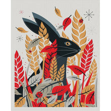 Load image into Gallery viewer, Yishu - Rabbit In The Wheat Field - 40*50CM 11CT 3 Stamped Cross Stitch
