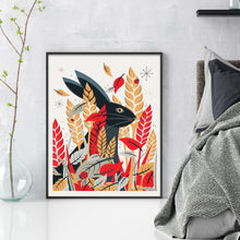 Load image into Gallery viewer, Yishu - Rabbit In The Wheat Field - 40*50CM 11CT 3 Stamped Cross Stitch
