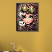 Load image into Gallery viewer, Punk Girl 40*55CM(Picture) Full Round Drill Diamond Painting

