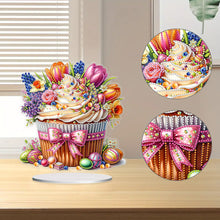 Load image into Gallery viewer, Special Shape Easter Cake Cute Desktop Diamond Art Kit Home Office Decor(Flower)
