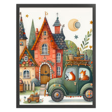 Load image into Gallery viewer, Yishu - Birds On The Roof - 50*65CM 11CT 3 Stamped Cross Stitch
