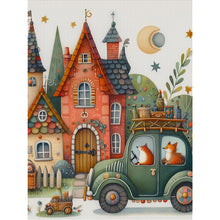 Load image into Gallery viewer, Yishu - Birds On The Roof - 50*65CM 11CT 3 Stamped Cross Stitch

