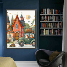 Load image into Gallery viewer, Yishu - Birds On The Roof - 50*65CM 11CT 3 Stamped Cross Stitch
