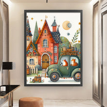 Load image into Gallery viewer, Yishu - Birds On The Roof - 50*65CM 11CT 3 Stamped Cross Stitch
