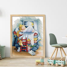 Load image into Gallery viewer, Joy Sunday - The Princess And The Pea - 41*51CM 14CT 2 Stamped Cross Stitch
