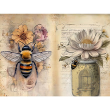 Load image into Gallery viewer, Bee 40*30CM(Canvas) Full Round Drill Diamond Painting
