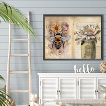 Load image into Gallery viewer, Bee 40*30CM(Canvas) Full Round Drill Diamond Painting
