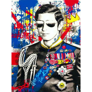 King Charles' Coronation 30*40CM(Canvas) Full Round Drill Diamond Painting