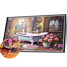 Load image into Gallery viewer, Flower Bathtub 40*30CM(Canvas) Full Round Drill Diamond Painting
