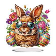 Load image into Gallery viewer, 2D Flat Easter Rabbit DIY Desktop Diamond Art Kits Easter Rabbit Egg Home Decor
