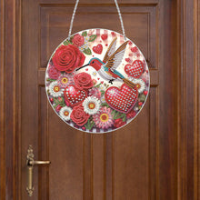 Load image into Gallery viewer, Acrylic Single-Side Diamond Art Hanging Pendant Home Decor (Love Hummingbird)
