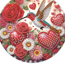 Load image into Gallery viewer, Acrylic Single-Side Diamond Art Hanging Pendant Home Decor (Love Hummingbird)
