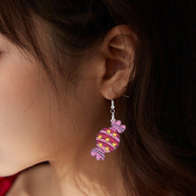 Load image into Gallery viewer, 9Pairs Double Side Candy Unicorn Diamond Painting Earrings Kit for Women Girls
