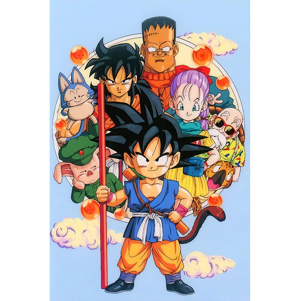 Dragon Ball 40*60CM(Canvas) Full Round Drill Diamond Painting