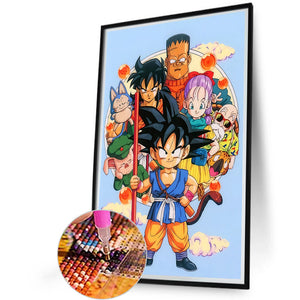 Dragon Ball 40*60CM(Canvas) Full Round Drill Diamond Painting