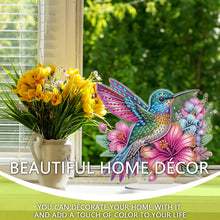 Load image into Gallery viewer, 2D Flat Hummingbird DIY 5D DIY Diamond Art Tabletop Decorations for Office Decor
