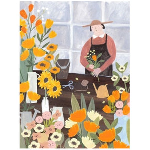 Huancan - A Small Flower Shop - 45*60CM 11CT 3 Stamped Cross Stitch