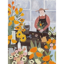 Load image into Gallery viewer, Huancan - A Small Flower Shop - 45*60CM 11CT 3 Stamped Cross Stitch
