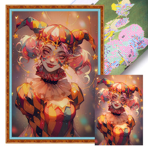 Huancan - Gorgeous Harley Quinn - 40*60CM 11CT 3 Stamped Cross Stitch