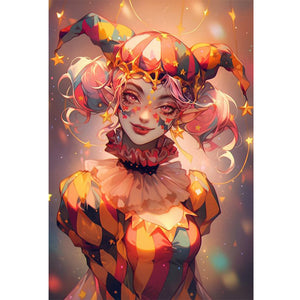 Huancan - Gorgeous Harley Quinn - 40*60CM 11CT 3 Stamped Cross Stitch