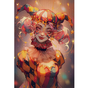 Huancan - Gorgeous Harley Quinn - 40*60CM 11CT 3 Stamped Cross Stitch