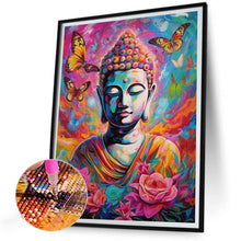 Load image into Gallery viewer, Watercolor Buddha Statue 30*40CM(Canvas) Full Round Drill Diamond Painting
