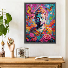 Load image into Gallery viewer, Watercolor Buddha Statue 30*40CM(Canvas) Full Round Drill Diamond Painting

