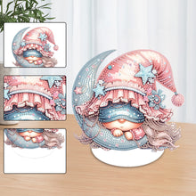 Load image into Gallery viewer, Special Shape Gnome Desktop Diamond Art Kits for Adults Beginner (Gnome on Moon)
