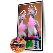 Load image into Gallery viewer, Crowned Pigeon 30*50CM(Canvas) Full Round Drill Diamond Painting
