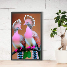 Load image into Gallery viewer, Crowned Pigeon 30*50CM(Canvas) Full Round Drill Diamond Painting
