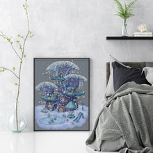 Load image into Gallery viewer, Huancan - Animals In The Treehouse - 40*55CM 14CT 2 Stamped Cross Stitch
