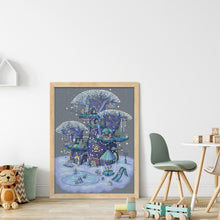 Load image into Gallery viewer, Huancan - Animals In The Treehouse - 40*55CM 14CT 2 Stamped Cross Stitch
