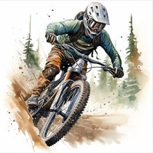 Load image into Gallery viewer, Motorcycle Boy 30*30CM(Canvas) Full Round Drill Diamond Painting
