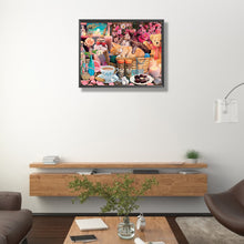 Load image into Gallery viewer, Cozy Kitten 50*40CM(Canvas) Full Round Drill Diamond Painting
