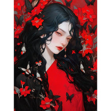 Load image into Gallery viewer, Yishu - Young Girl - 45*60CM 11CT 3 Stamped Cross Stitch
