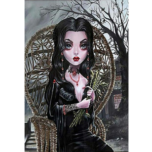 Yishu - Mysterious Woman - 50*70CM 11CT 3 Stamped Cross Stitch