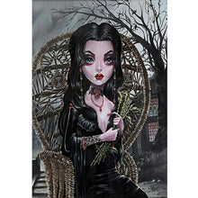 Load image into Gallery viewer, Yishu - Mysterious Woman - 50*70CM 11CT 3 Stamped Cross Stitch
