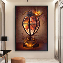 Load image into Gallery viewer, Huancan - Dragon In Candlelight - 40*60CM 14CT 2 Stamped Cross Stitch
