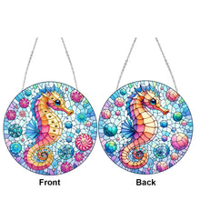 Load image into Gallery viewer, Animal Suncatcher 2D Flat DIY Seahorse Hanging Diamond Art Kits for Home Decor

