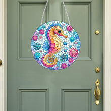 Load image into Gallery viewer, Animal Suncatcher 2D Flat DIY Seahorse Hanging Diamond Art Kits for Home Decor
