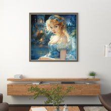 Load image into Gallery viewer, Huancan - Crystal Princess - 40*40CM 16CT 2 Stamped Cross Stitch
