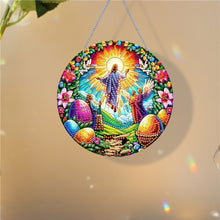 Load image into Gallery viewer, Jesus Single-Side Diamond Art Hanging Pendant for Home Wall Window Office Decor
