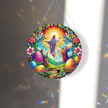 Load image into Gallery viewer, Jesus Single-Side Diamond Art Hanging Pendant for Home Wall Window Office Decor
