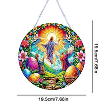 Load image into Gallery viewer, Jesus Single-Side Diamond Art Hanging Pendant for Home Wall Window Office Decor
