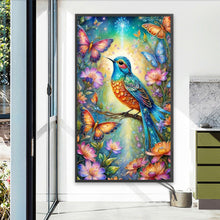 Load image into Gallery viewer, Bird On Sunflower Branch 40*70CM(Picture) Full Round Drill Diamond Painting

