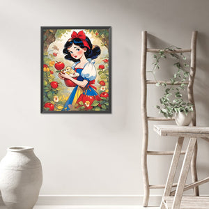 Snow White In The Forest 40*50CM(Picture) Full Round Drill Diamond Painting