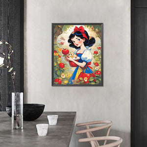 Snow White In The Forest 40*50CM(Picture) Full Round Drill Diamond Painting