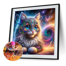 Load image into Gallery viewer, Cat 50*50CM(Canvas) Full Round Drill Diamond Painting
